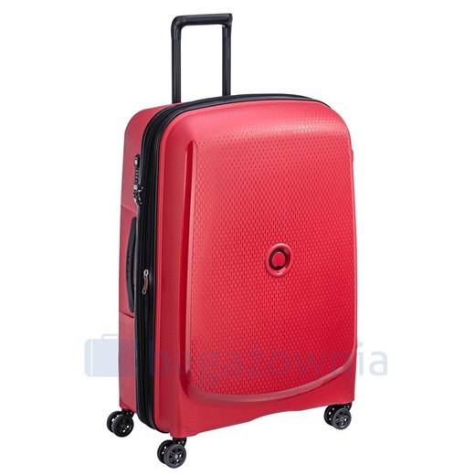 Duża walizka DELSEY Belmont+ Czerwona Delsey okazyjna cena Bagażownia.pl