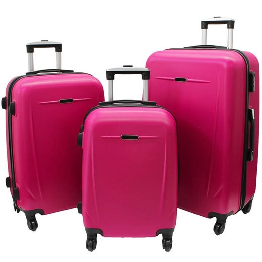 Zestaw 3 walizek PELLUCCI RGL 780 Różowe Pellucci okazja Bagażownia.pl