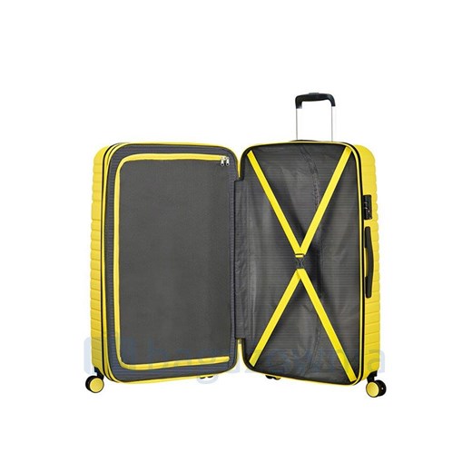 Duża walizka SAMSONITE AT AERO RACER 116990 Żółta wyprzedaż Bagażownia.pl