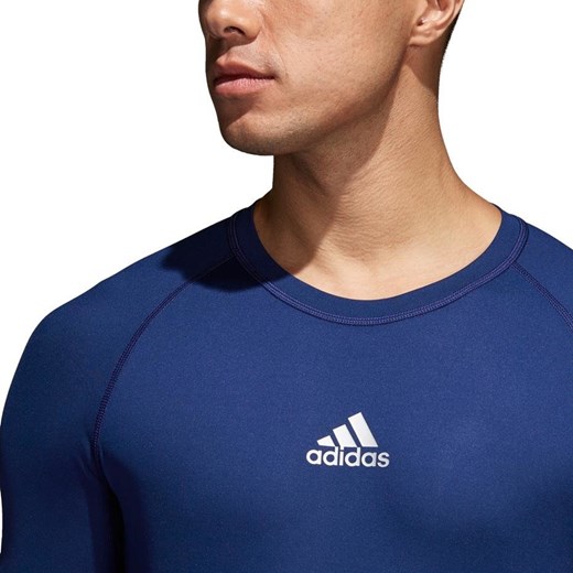 Koszulka męska Adidas Alphaskin Sport LS Tee CW9489 Granatowa Bagażownia.pl wyprzedaż