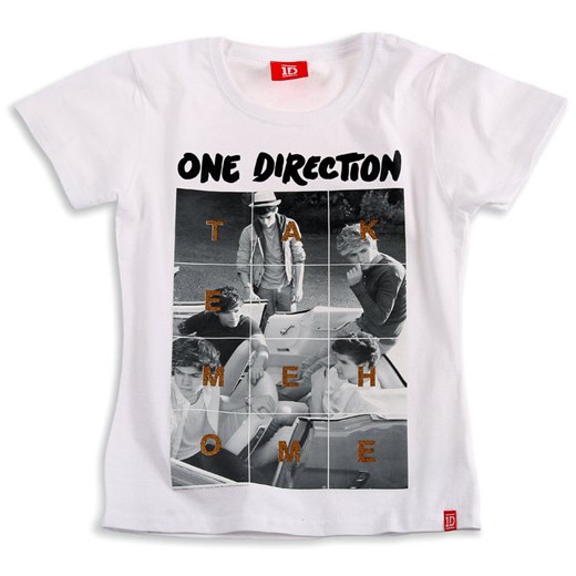 One Direction, T-shirt dziewczęcy z krótkim rękawem, rozmiar 164 - Darmowa dostawa do ponad 190 salonów empik! empik rozowy do salonu