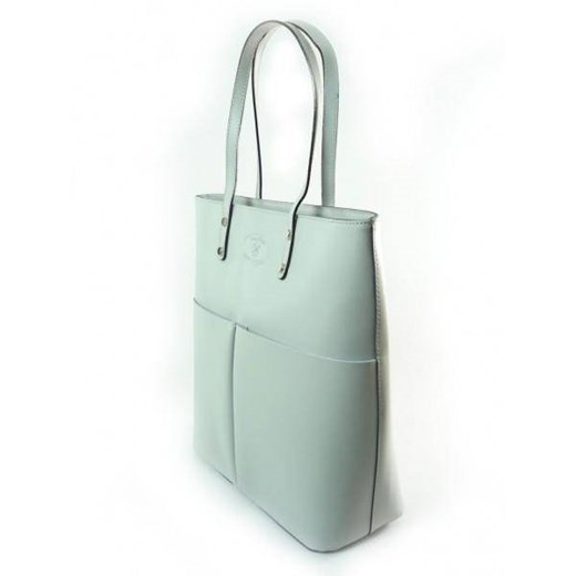 SZARA JASNA- SHOPPER BAG WŁOSKA DUŻA TORBA XXL ZARKA SB515G2 Kemer Bagażownia.pl okazja