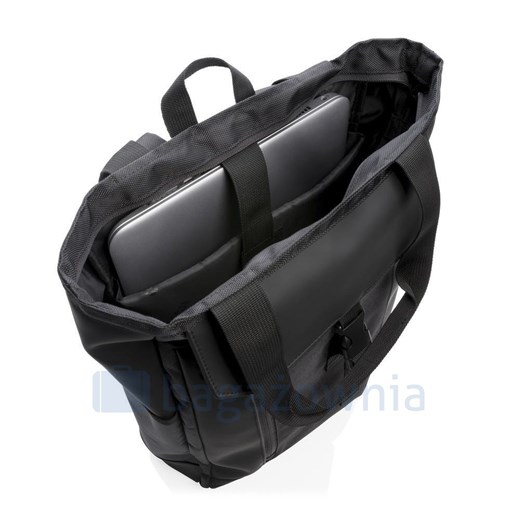 Plecak / torba na laptopa 15'' z ochroną RFID Swiss Peak Czarny Swiss Peak promocyjna cena Bagażownia.pl