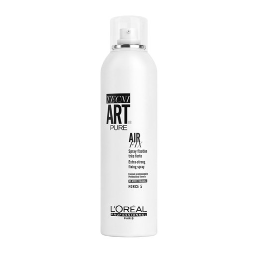 Tecni Art Pure Air Fix Spray bezzapachowy supermocno utrwalający lakier do włosów Force 5 400ml 400 ml perfumgo.pl
