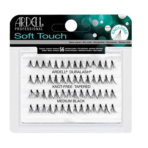 Soft Touch Knot-Free kępki rzęs Medium Black 56szt. 56 sztuka perfumgo.pl