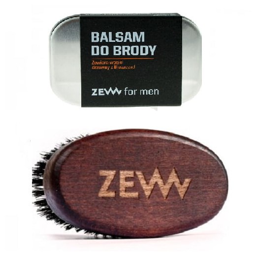Stylowy Brodacz zestaw balsam do brody 80ml + Szczotka Brodacza do profesjonalnej pielęgnacji zarostu Zew For Men 80 ml perfumgo.pl