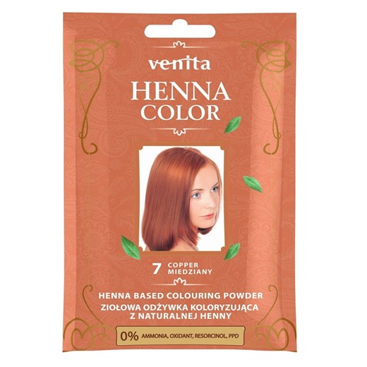Koloryzacja włosów Venita 