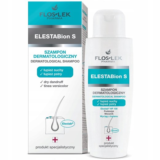 ELESTABion S szampon dermatologiczny łupież suchy i pstry 150ml Floslek 150 ml perfumgo.pl