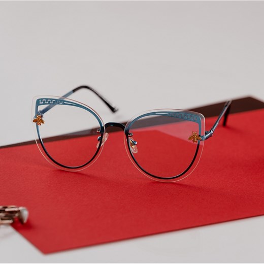 Okulary z filtrem światła niebieskiego do komputera zerówki 2534-3 ze sklepu Stylion w kategorii Okulary korekcyjne damskie - zdjęcie 110456744