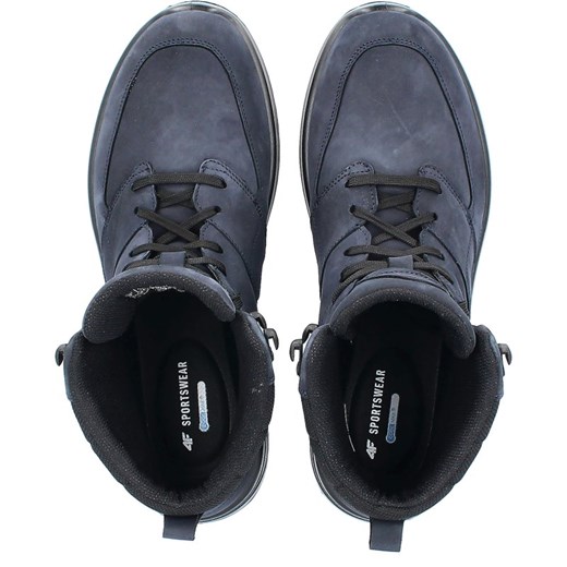 Skórzane buty za kostkę - 4F MADE IN POLAND H4L21-256/31S GRANATOWE 43 Tymoteo.pl - sklep obuwniczy