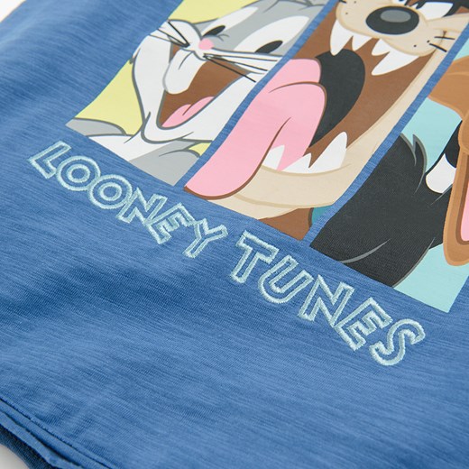 Cool Club, T-shirt chłopięcy, granatowy, Looney Tunes Cool Club 122 smyk