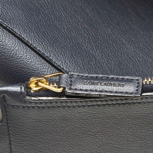 Shopper bag Yves Saint Laurent ze skóry elegancka na ramię 