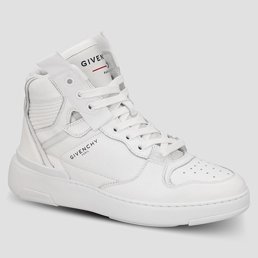 Buty sportowe damskie Givenchy sneakersy białe skórzane na platformie wiosenne wiązane 