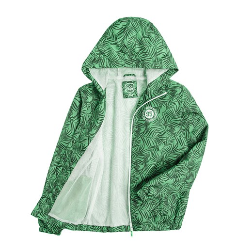 Zielona kurtka chłopięca Cool Club z poliestru 