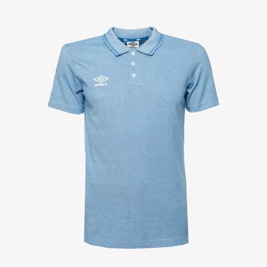T-shirt męski Umbro niebieski z krótkimi rękawami 