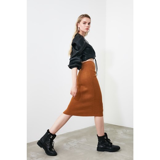 Trendyol Cinnamon Pen Knitwear Skirt Trendyol S Factcool