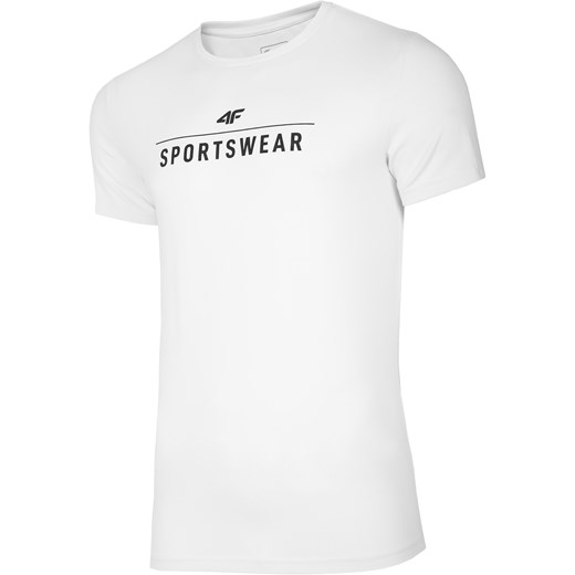 Koszulka T-shirt 4F TSM005 - biały (NOSH4-TSM005-10S) XL okazja Military.pl