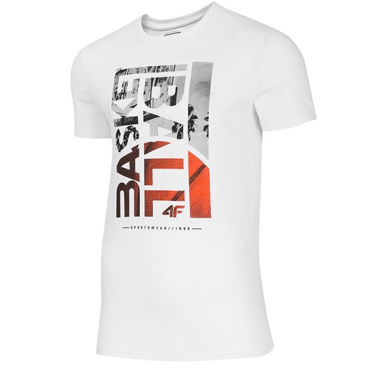 Koszulka T-shirt 4F TSM031 - biała (H4L20-TSM031-10S) S Military.pl wyprzedaż