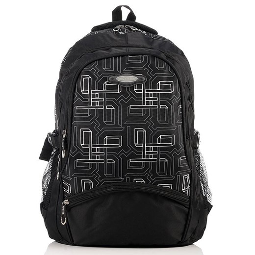 Stylowy młodzieżowy plecak na laptopa bag street craft czarny Bag Street  GENTLE-MAN