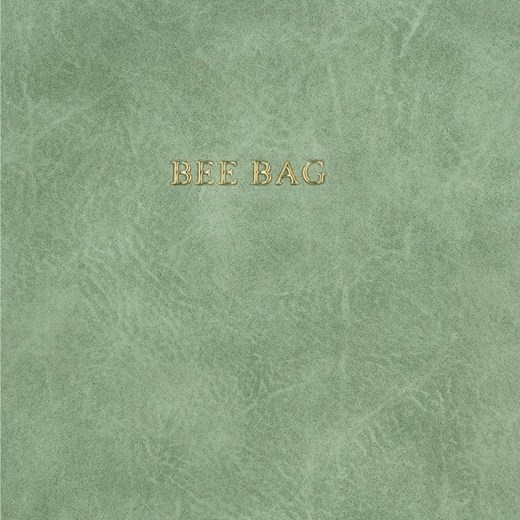 Shopper bag Bee Bag zielona ze skóry ekologicznej elegancka 