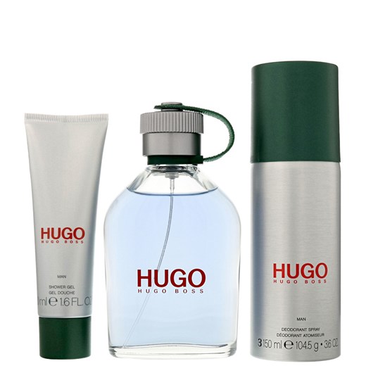 Hugo Boss Hugo Man  Woda Toaletowa 125 ml + Dezodorant 150 ml +  Żel 50 ml Zestaw Hugo Boss Twoja Perfumeria
