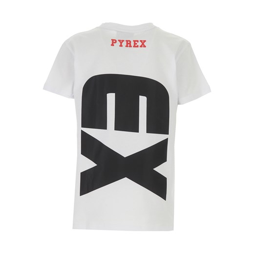 Pyrex Koszulka Dziecięca dla Chłopców, biały, Bawełna, 2021, L M S XL XXL (16 Y) Pyrex M RAFFAELLO NETWORK