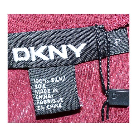 Bluzka damska DKNY z długim rękawem z golfem 