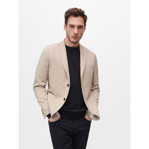 Reserved - Men`s blazer - Beżowy Reserved L Reserved