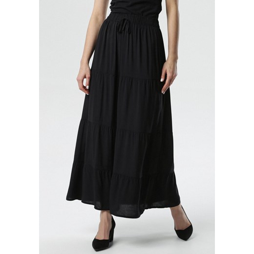 Czarna Spódnica Amalthea ze sklepu Born2be Odzież w kategorii Spódnice - zdjęcie 110672993