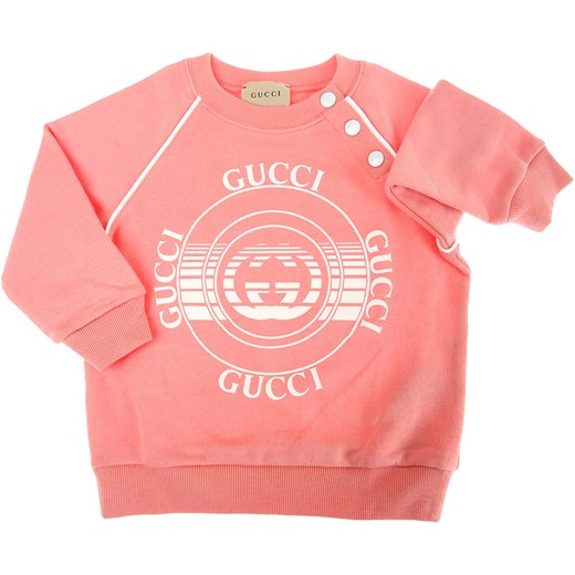 Gucci Bluzy Niemowlęce dla Dziewczynek, łososiowy, Bawełna, 2021, 12M 2Y 3Y 9M Gucci 3Y RAFFAELLO NETWORK