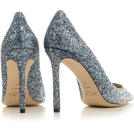Jimmy Choo Czółenka oraz Szpilki Damskie, niebieski (Bluette), Skóra brokatowa, 2021, 36 37 37.5 38 39 40 Jimmy Choo 37.5 RAFFAELLO NETWORK