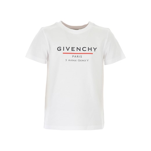 Givenchy Koszulka Dziecięca dla Chłopców, biały, Bawełna, 2021, 10Y 12Y 4Y 5Y 6Y 8Y Givenchy 8Y RAFFAELLO NETWORK