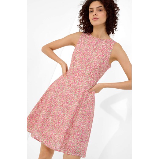 Rozkloszowana sukienka w kwiaty 44 orsay.com