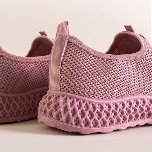 Różowe buty sportowe typu slip on Bruna - Obuwie Royalfashion.pl 36 royalfashion.pl