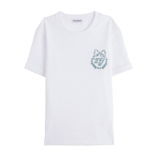 T-shirt chłopięce biały Dolce & Gabbana 