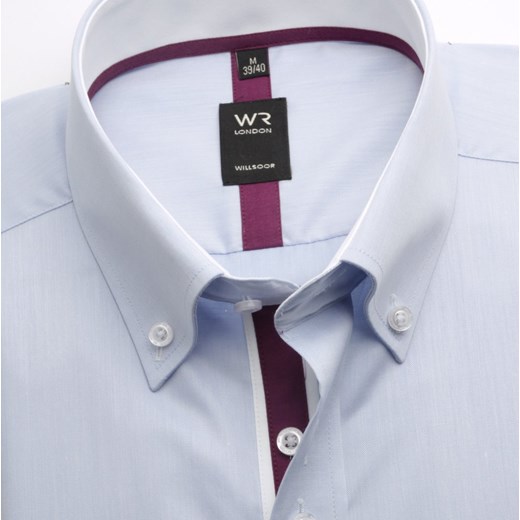Koszula WR London (wzrost 188-194) willsoor-sklep-internetowy fioletowy elegancki