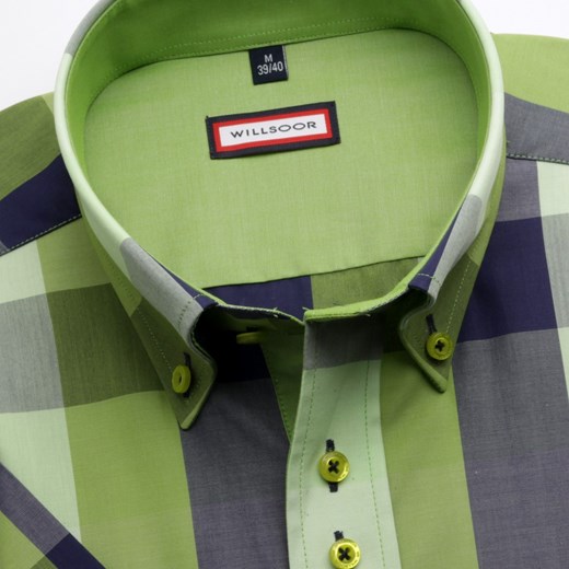 Koszula WR Slim Fit (wzrost 176-182) willsoor-sklep-internetowy zielony fit