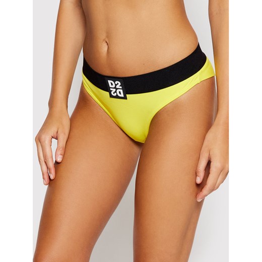 Dsquared2 Underwear Figi brazylijskie D8LL12980 Żółty IV okazja MODIVO