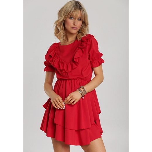 Czerwona Sukienka Pallerodia Renee S/M Renee odzież