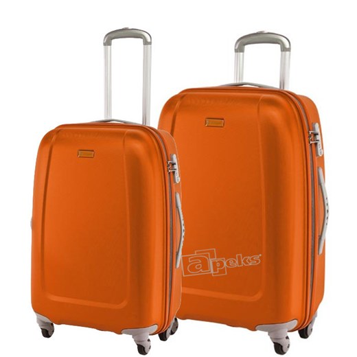 ABS01 zestaw walizek TSA M,L - pomarańczowy apeks-pl pomaranczowy cytrusowe