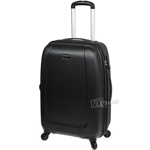 ABS01 średnia walizka - czarny apeks-pl czarny duży