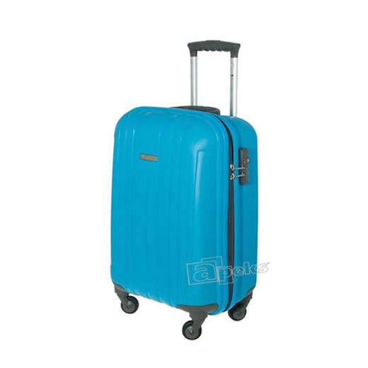 PP001 mała walizka  TSA 35L S - niebieski apeks-pl turkusowy mały