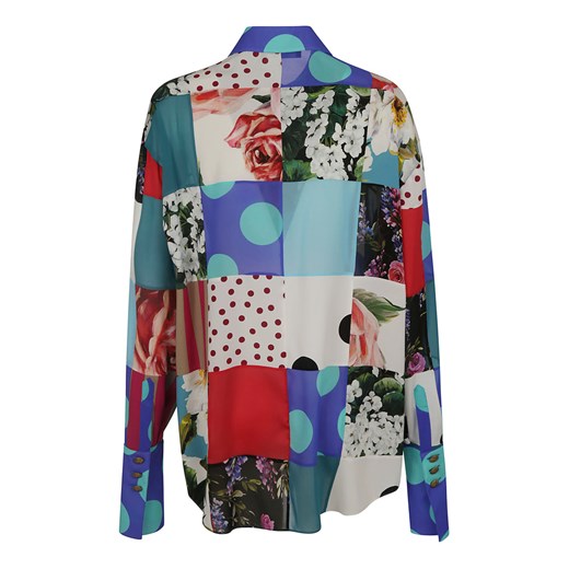Koszula damska Dolce & Gabbana w abstrakcyjnym wzorze 