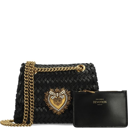 Dolce Gabbana Skórzana torebka na ramię + saszetka Dolce Gabbana Uniwersalny Gomez Fashion Store