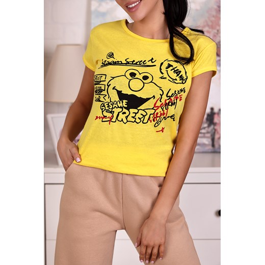 T-shirt damski HERTANA YELLOW M Ivet Shop wyprzedaż