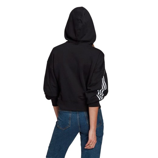 Adidas Bluza Kobieta - SHORT HOODIE - Czarny 40 Italian Collection