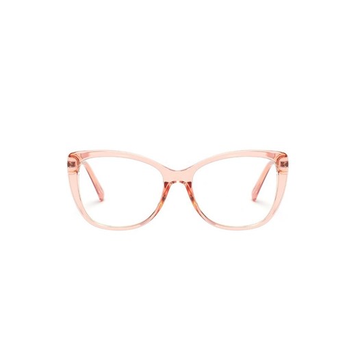 Okulary kocie do komputera damskie z filtrem BLUE Light zerówki 2564-3 Stylion Stylion