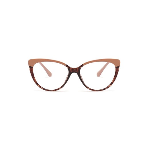 Okulary kocie do komputera damskie z filtrem BLUE Light zerówki 2581-2 Stylion Stylion