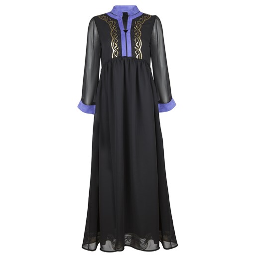 Abaya Black Desert boutiquelamode-com czarny koronka