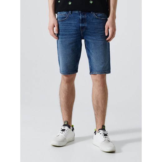 Cropp - Jeansowe szorty - Granatowy Cropp 32 Cropp